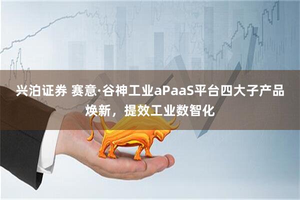 兴泊证券 赛意·谷神工业aPaaS平台四大子产品焕新，提效工业数智化